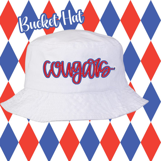 Cougars Script Bucket Hat