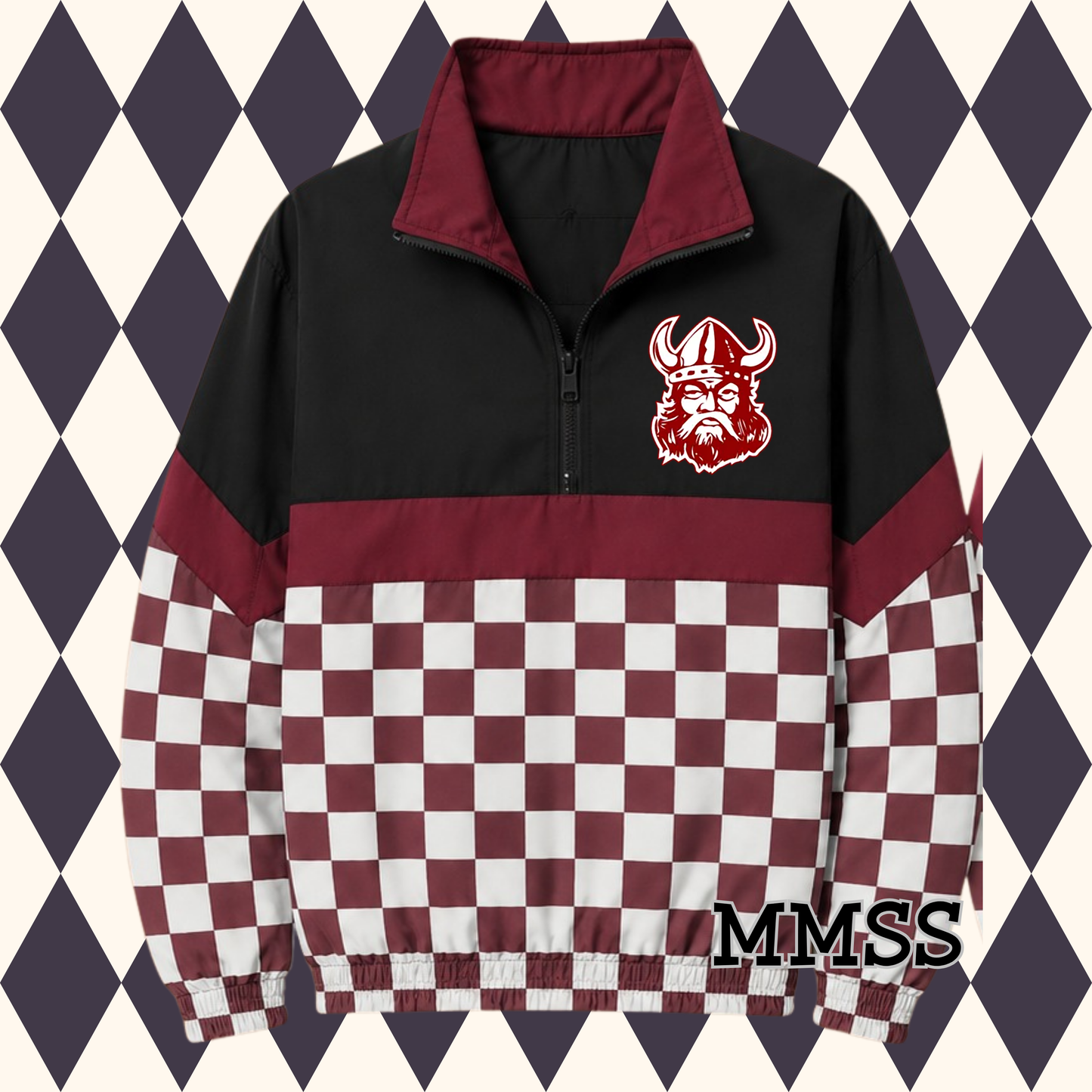 Lowndes County Schools Vikings Windbreaker