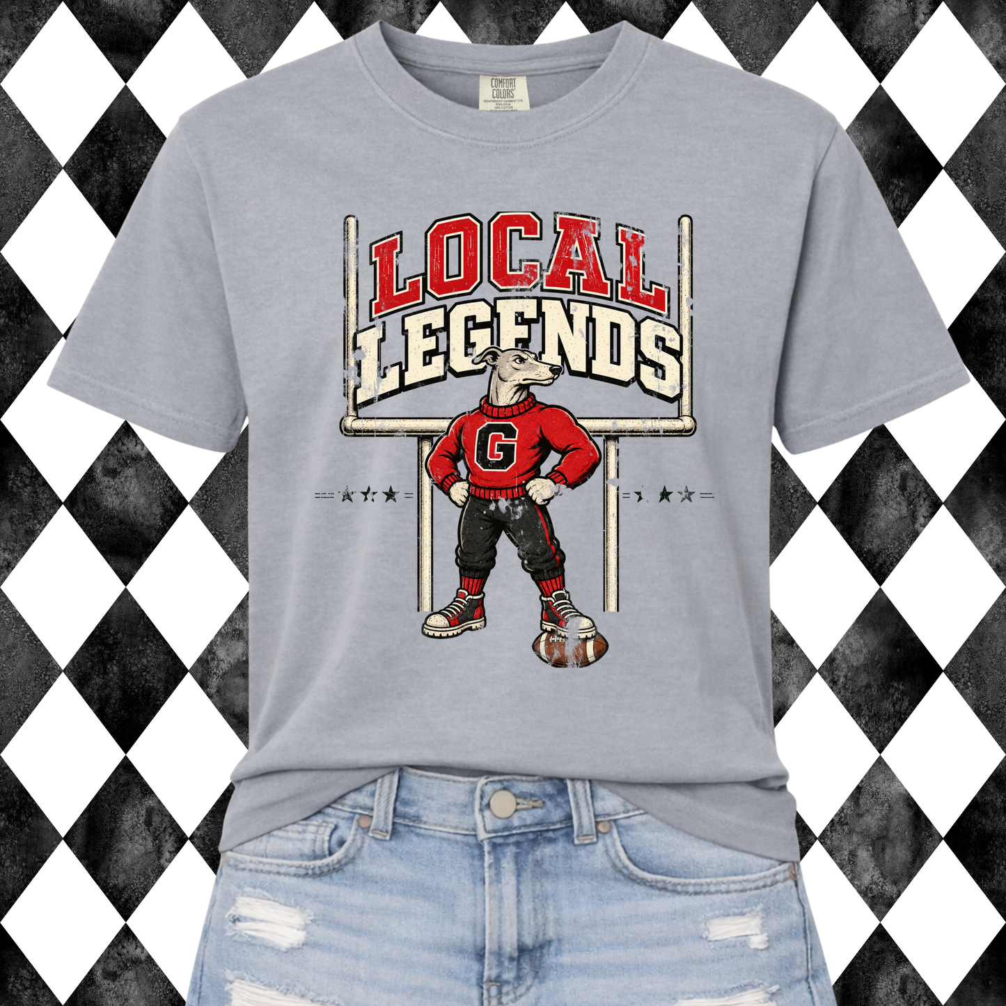 Retro Local Legends T-Shirt | Any Mascot . . . Any Team Color