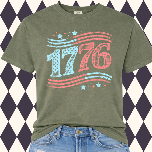 1776 Retro Stars & Stripes Tee
