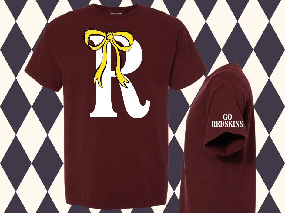 The Grand Monogram Bow T-Shirt | Game Day Spirit Wear