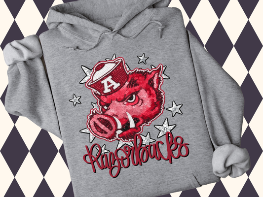 Razorbacks Mascot Hoodie 🐗