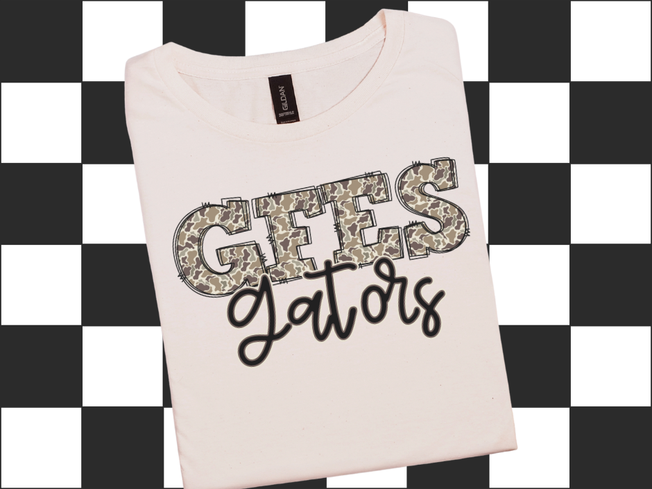 Camo Doodle GFES Gators
