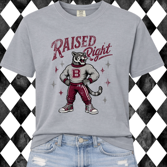 Raised Right Mascot Graphic Tee