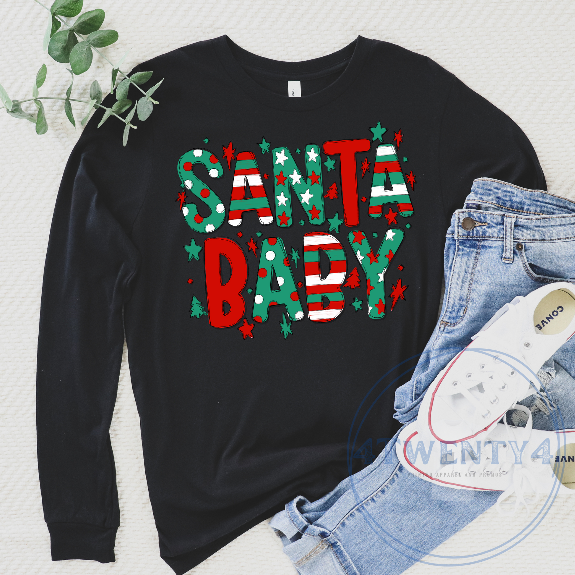 Santa Baby Long-Sleeved Tee