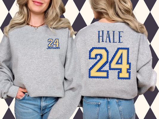 The Prepster Jersey Number Sweatshirt