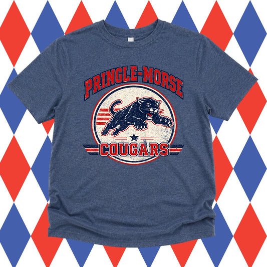 Retro Patch Running Cougar T-Shirt