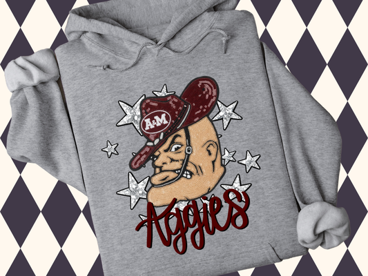 Aggies Mascot Hoodie