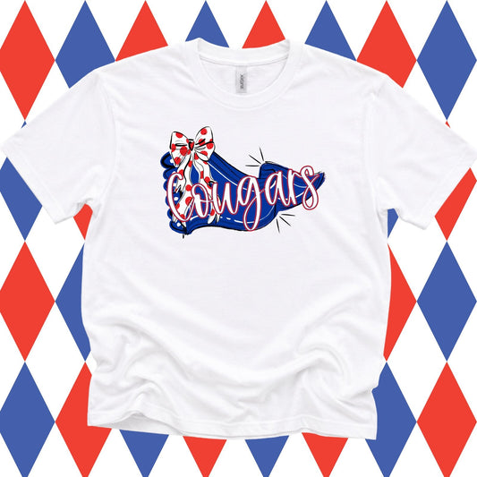 Spirit Pennant and Bow - Cougars T-Shirt