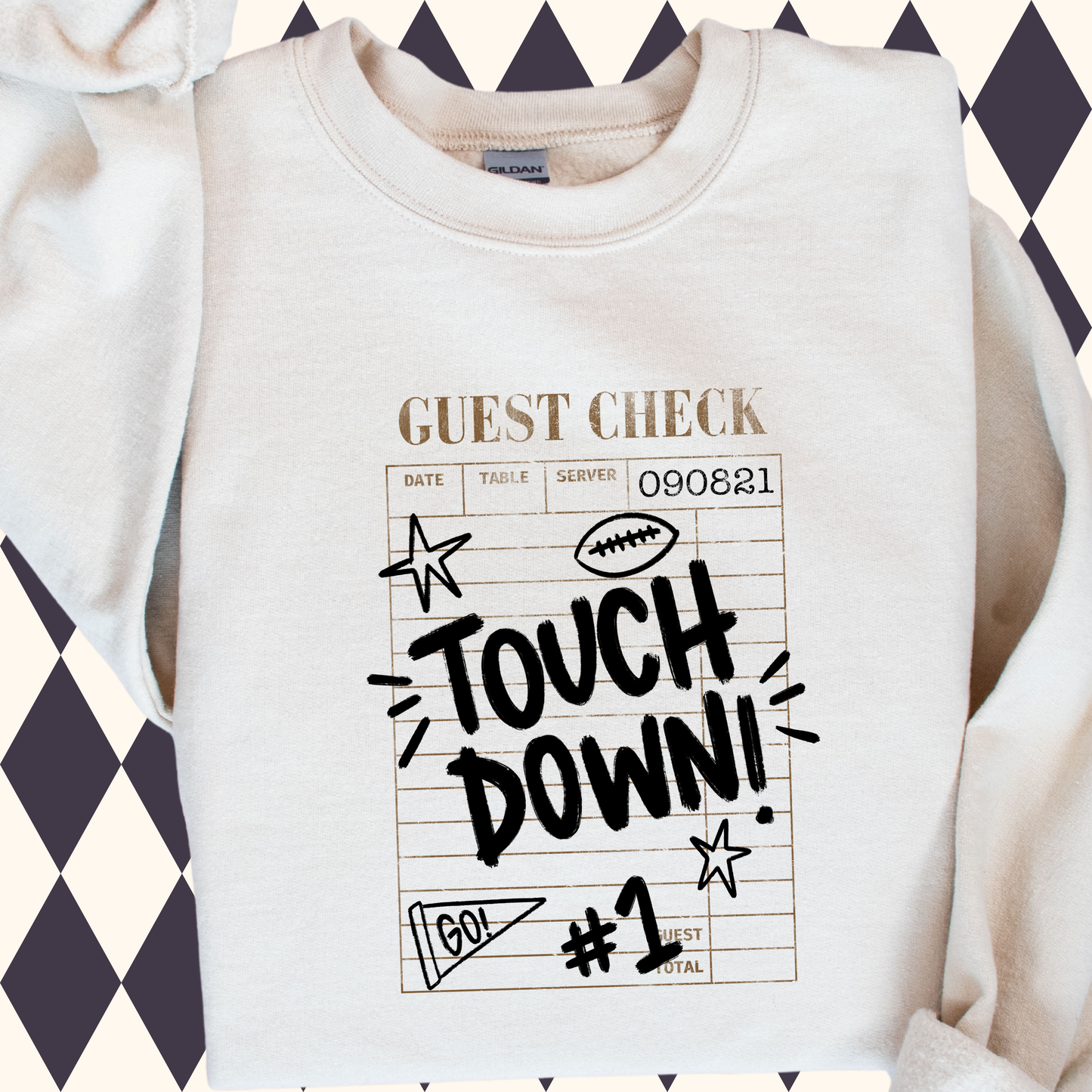 Touchdown! Guest Check T-Shirt & Sweatshirt