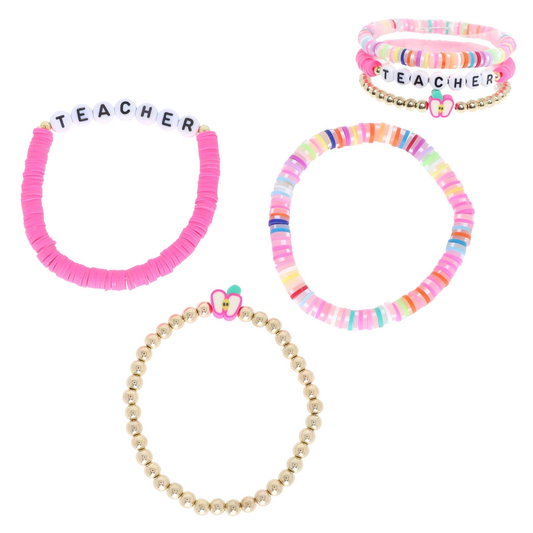 3 Teacher Beaded Bracelets