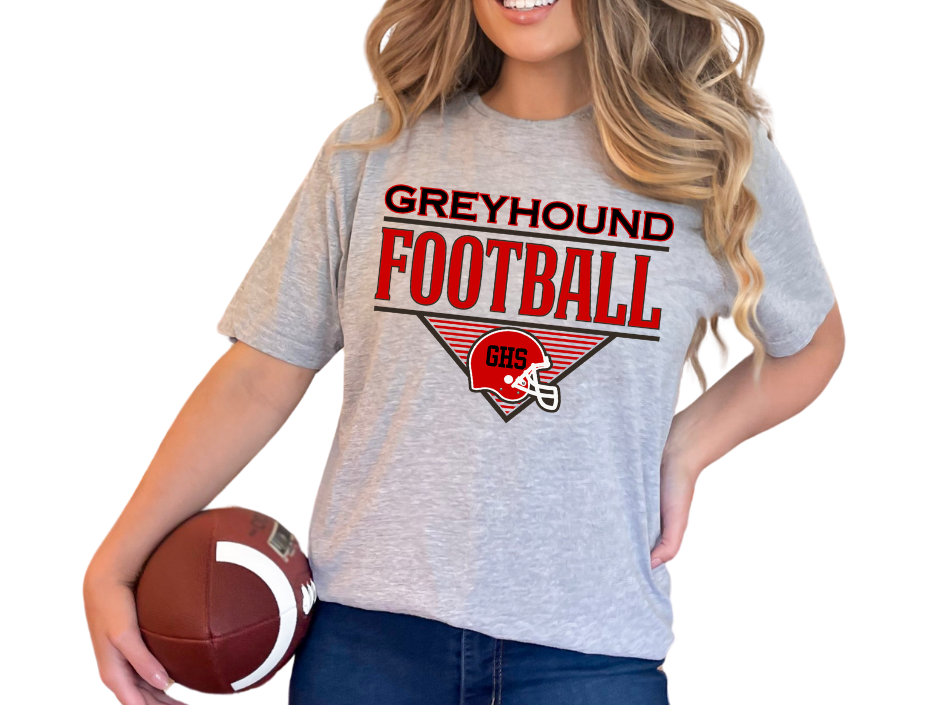 🏈 Modern Football Tee – Custom Spirit Wear