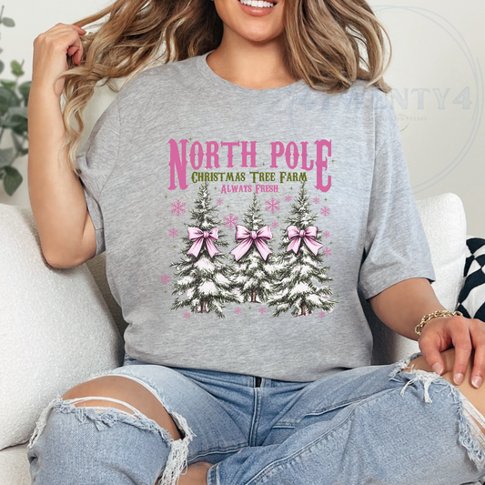 North Pole Tree Farm Tee