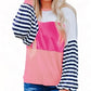 Soft Knit Color Block Top