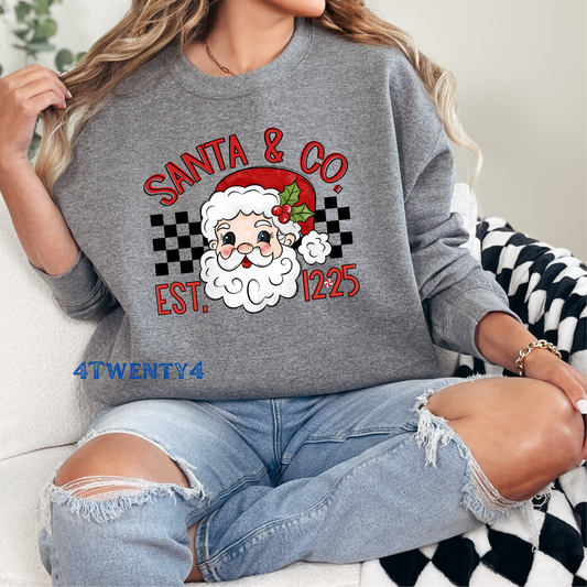 Santa and Co Graphic Sweatshirt