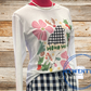 Boho Floral Christmas Tee