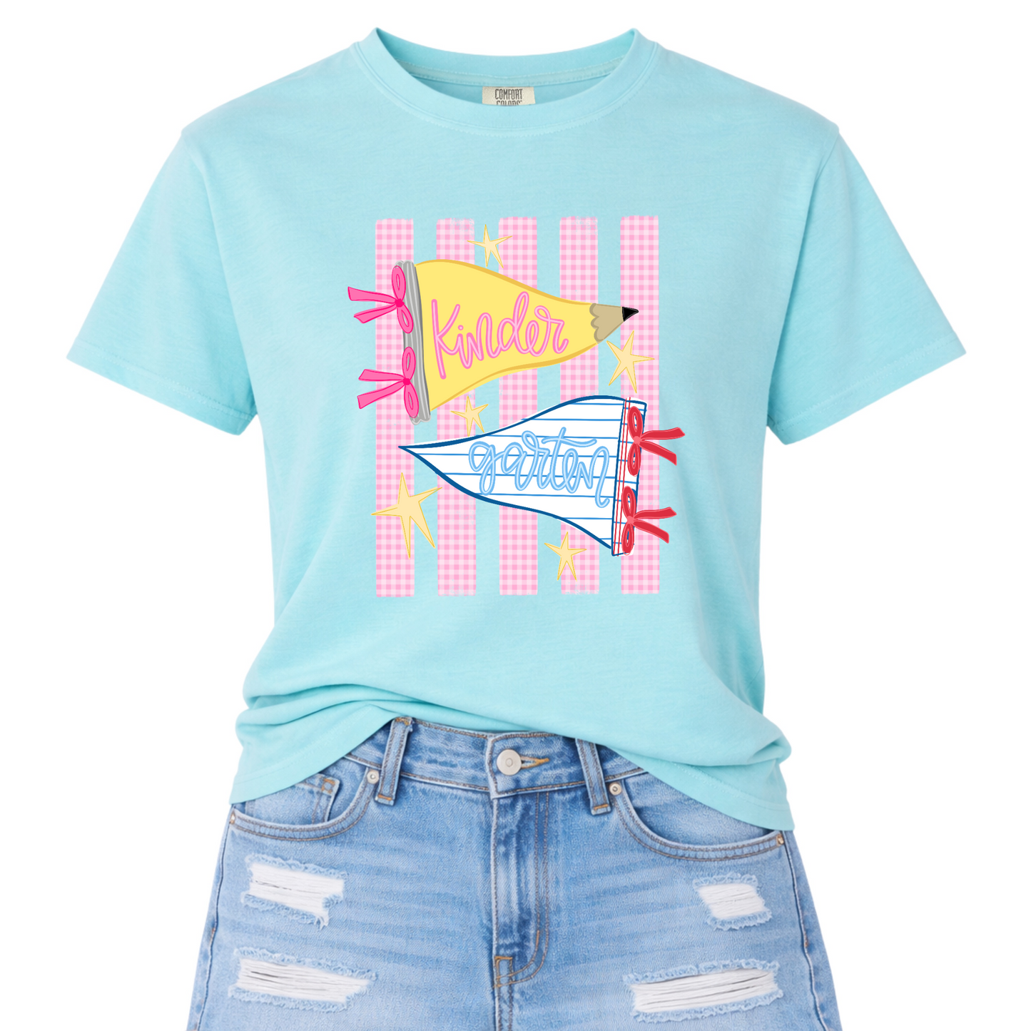 Grade Level Pencil Pennant Tee | Back to School Shirt