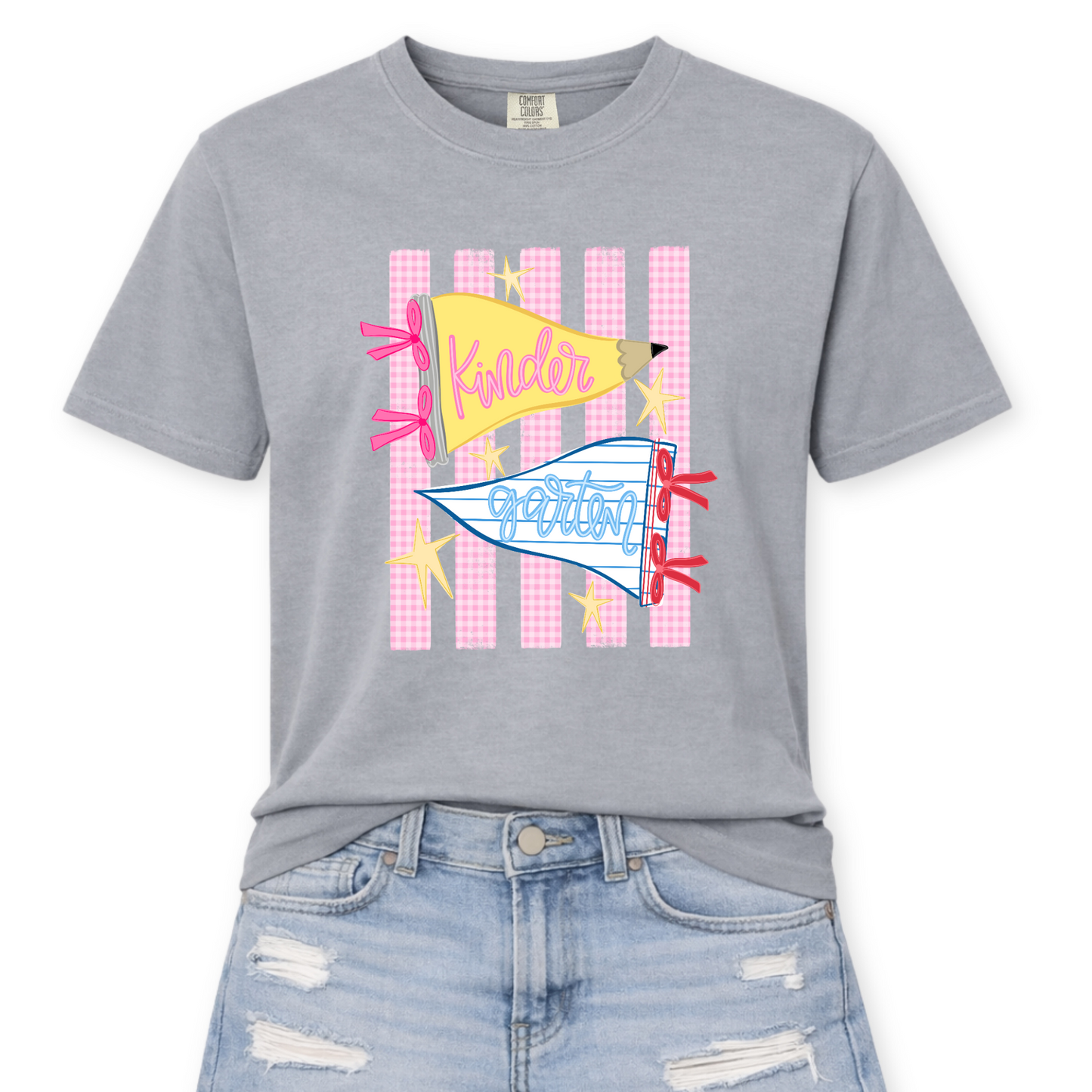 Grade Level Pencil Pennant Tee | Back to School Shirt