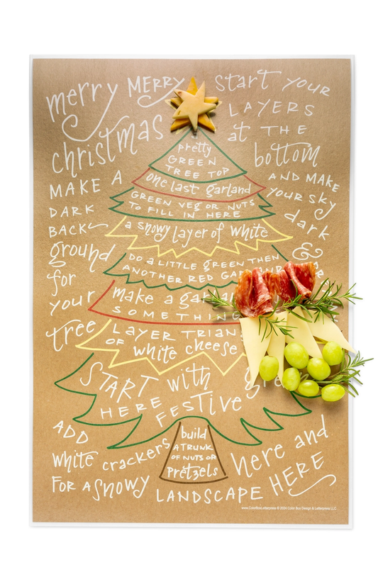 Christmas Tree Charcuterie Cheat Sheet